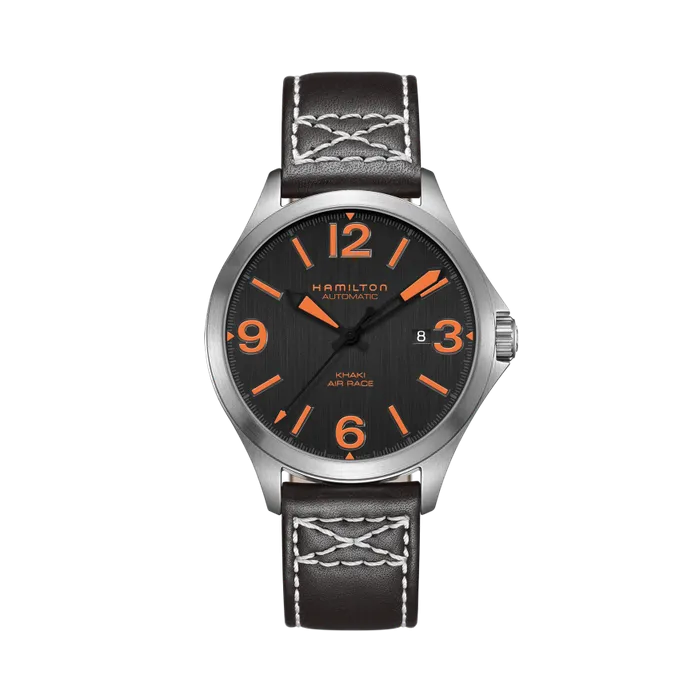 Hamilton Khaki Aviation Air Race Auto Black H76535731