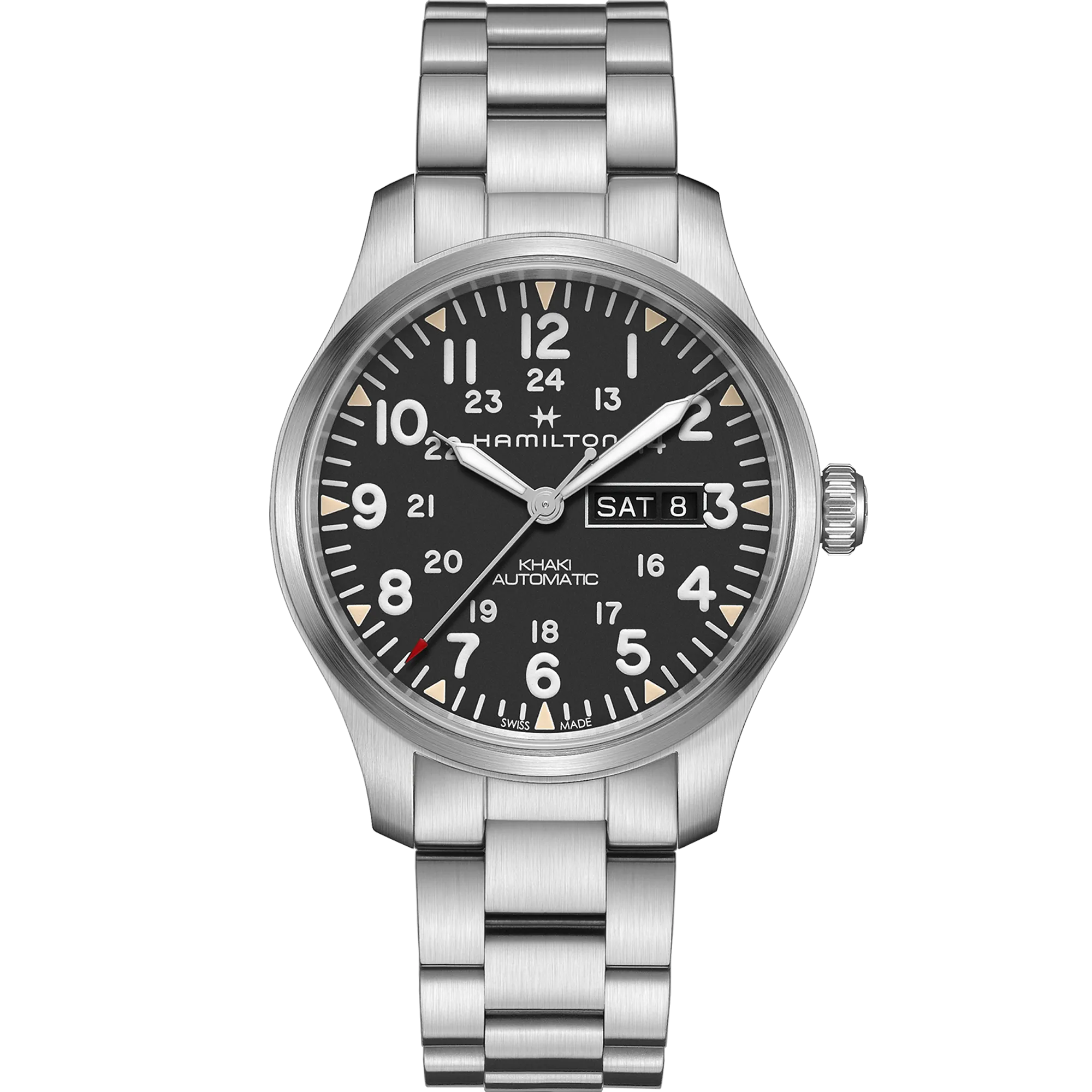 Hamilton Khaki Field Day Date Otomatik Siyah H70535131 detay görseli 1