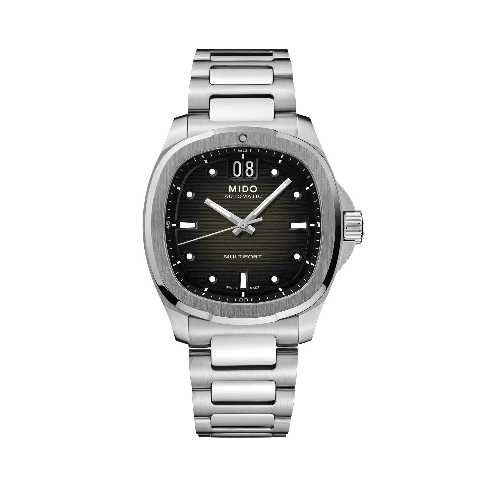 Mido Multifort TV Big Date Otomatik Gri M0495261108100