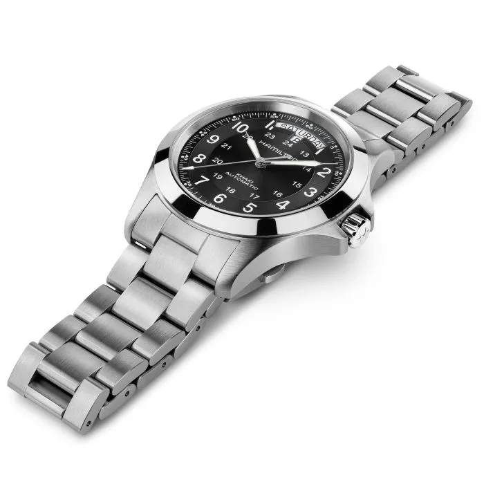 Hamilton Khaki Field King Day-Date 40mm Otomatik Siyah H64475130 detay görseli 4