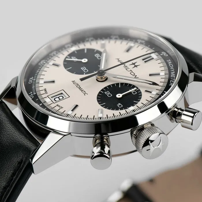 Hamilton American Classic Intra-Matic Auto Chrono Otomatik Beyaz H38416711 detay görseli 1