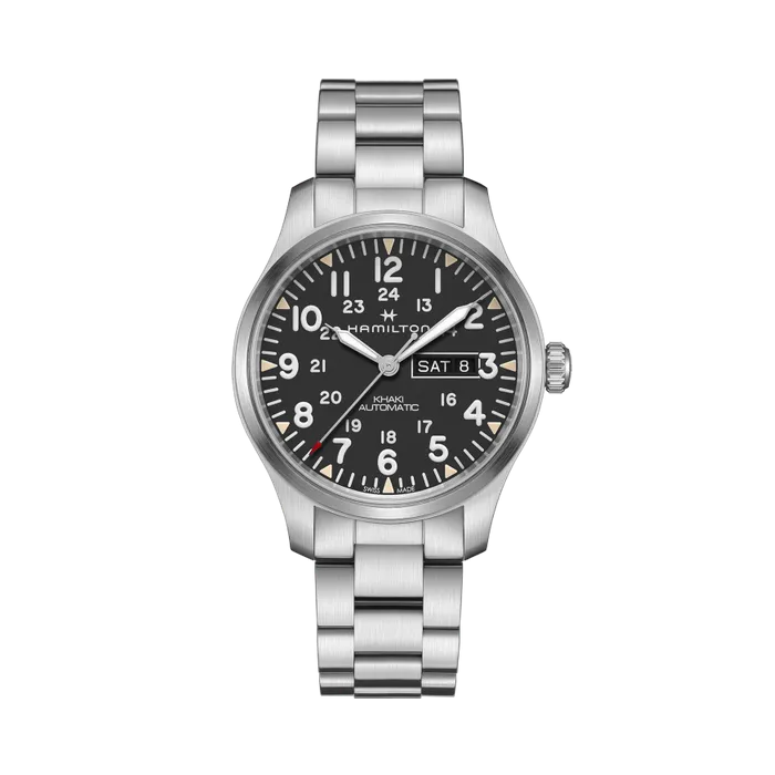Hamilton Khaki Field Day Date Otomatik Siyah H70535131