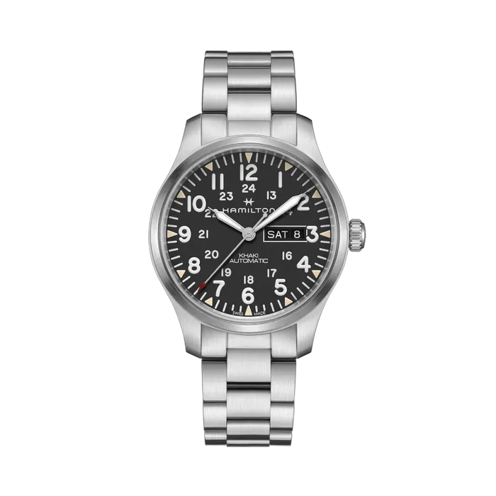 Hamilton Khaki Field Day Date Otomatik Siyah H70535131