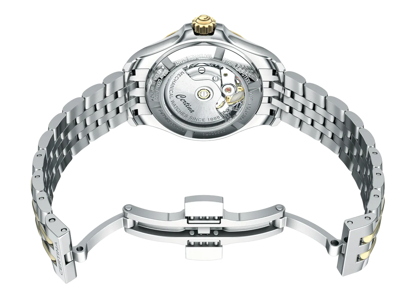 Certina DS Action Lady Powermatic 80 Otomatik Mother Of Pearl C0322072211600 detay görseli 2
