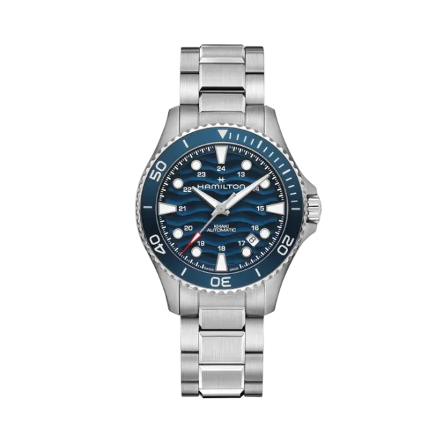 Beğenmek için çift tıkla Hamilton Khaki Navy Scuba Auto 40mm Mavi H82425140 Görsel 1