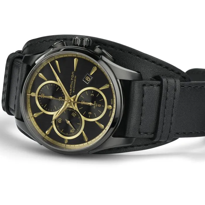 Hamilton Jazzmaster Auto Chrono Otomatik Siyah H32506730 detay görseli 2