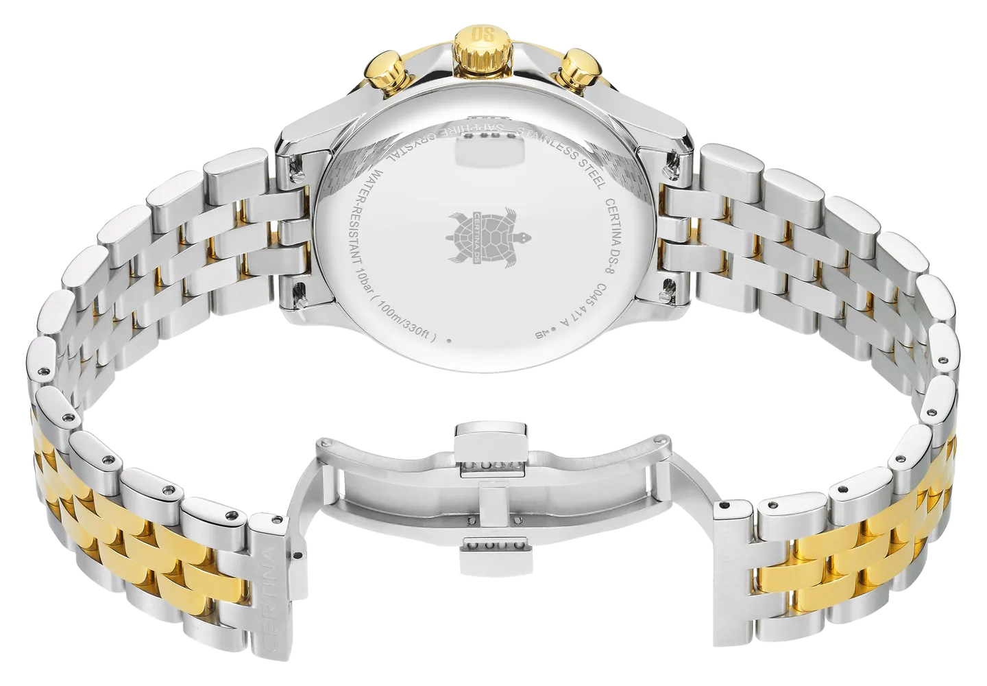 Certina DS-8 Chrono Silver C0454172203100 detay görseli 3