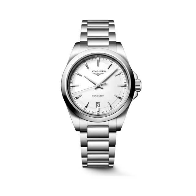 Beğenmek için çift tıkla Longines Conquest Kumlanmış Beyaz L37504126 Görsel 1