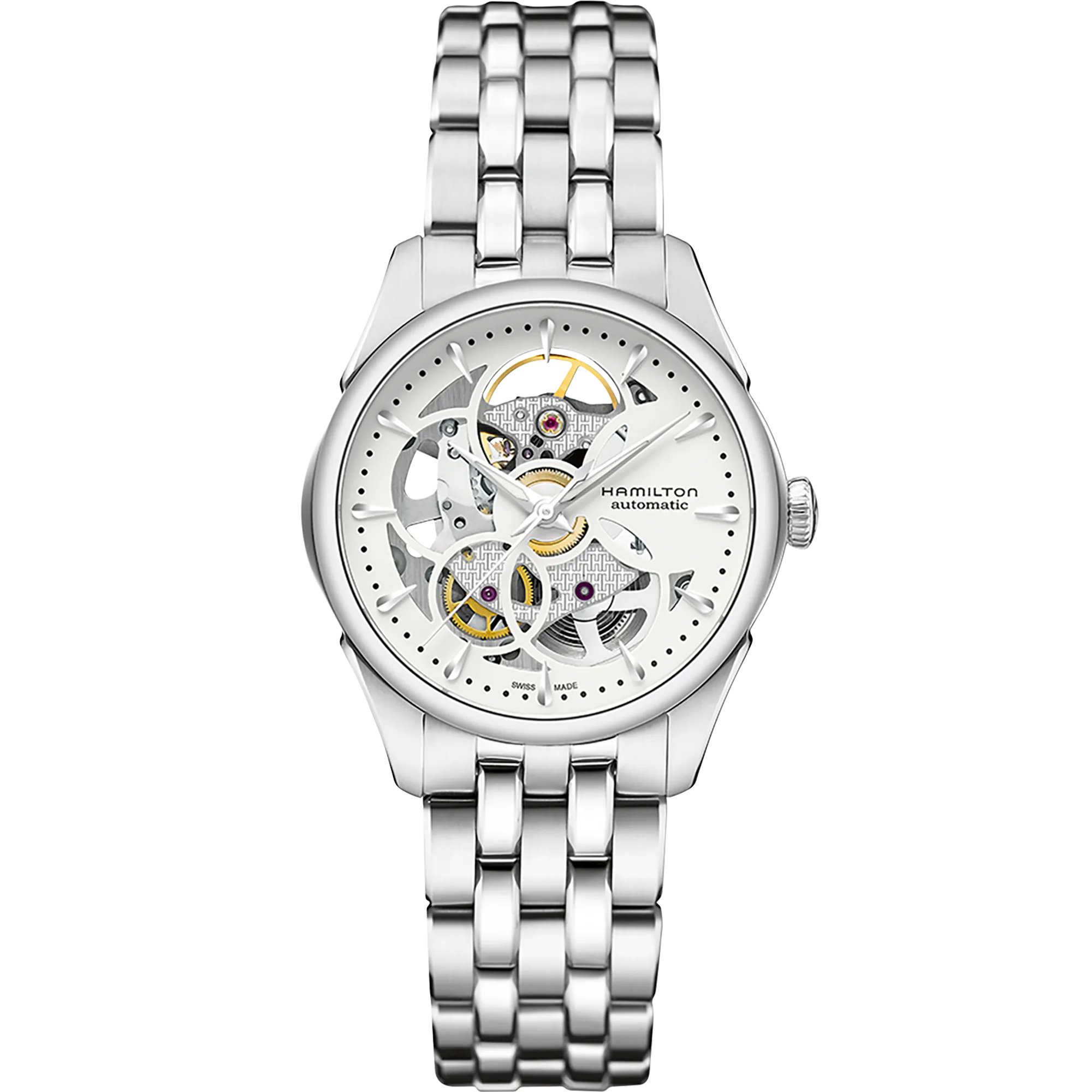 Hamilton Jazzmaster Skeleton Auto White H32405111 detay görseli 1
