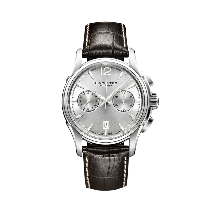 Hamilton Jazzmaster Auto Chrono Otomatik Silver H32606855