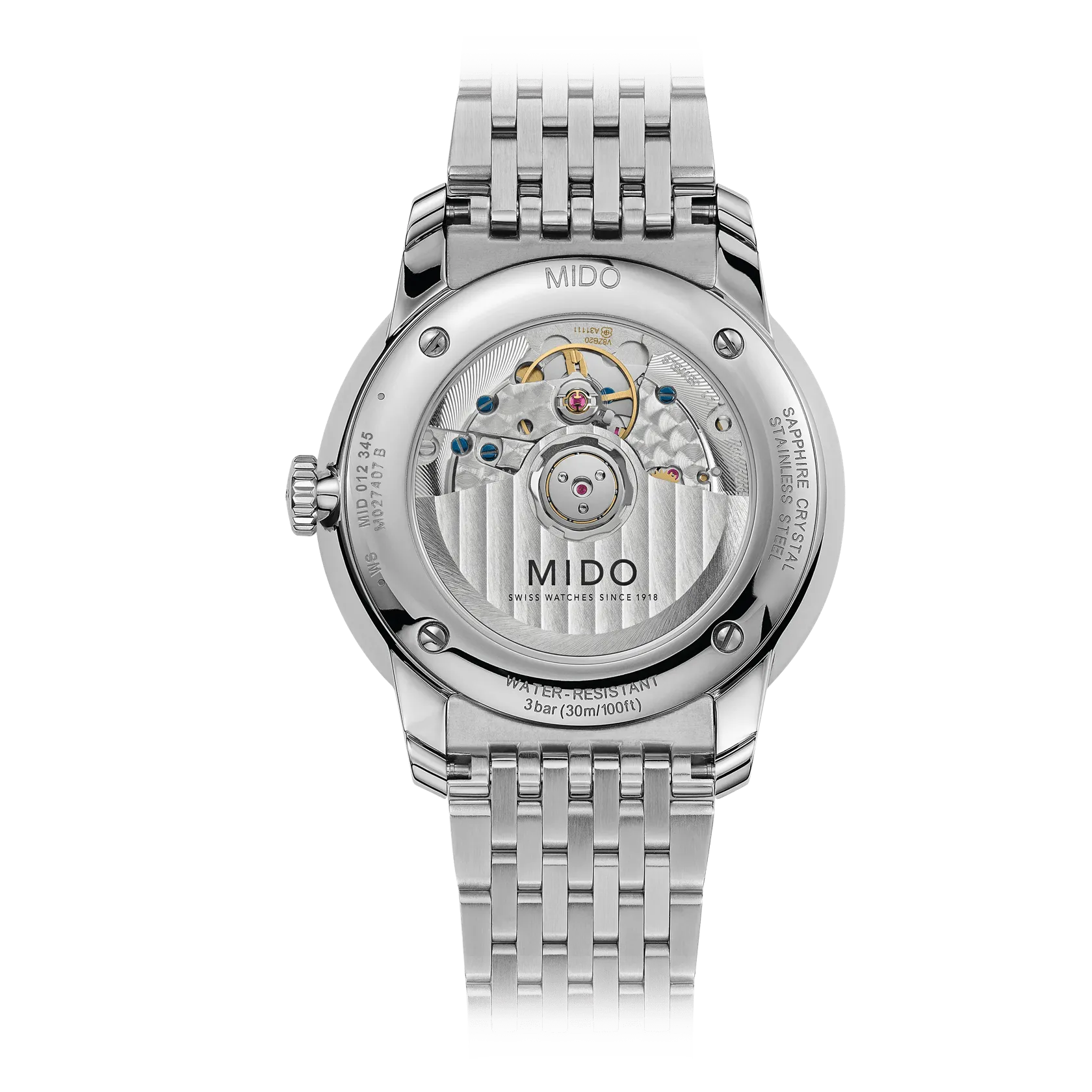 Mido Baroncelli Heritage Otomatik Siyah M0274071105100 detay görseli 1