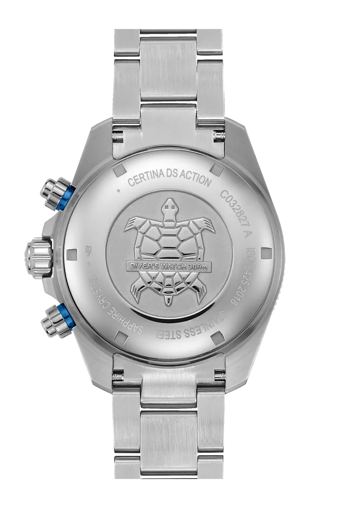 Certina DS Action Diver Chrono Otomatik Mavi C0328271104100 detay görseli 2