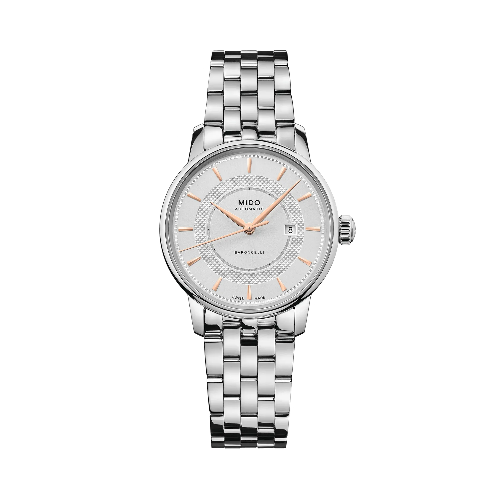 Mido Baroncelli Signature Otomatik Gümüş M0372071103101