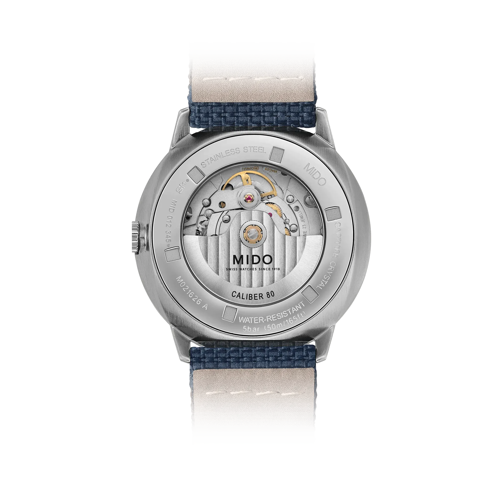 Mido Commander Big Date Otomatik Blue M0216261704100 detay görseli 1