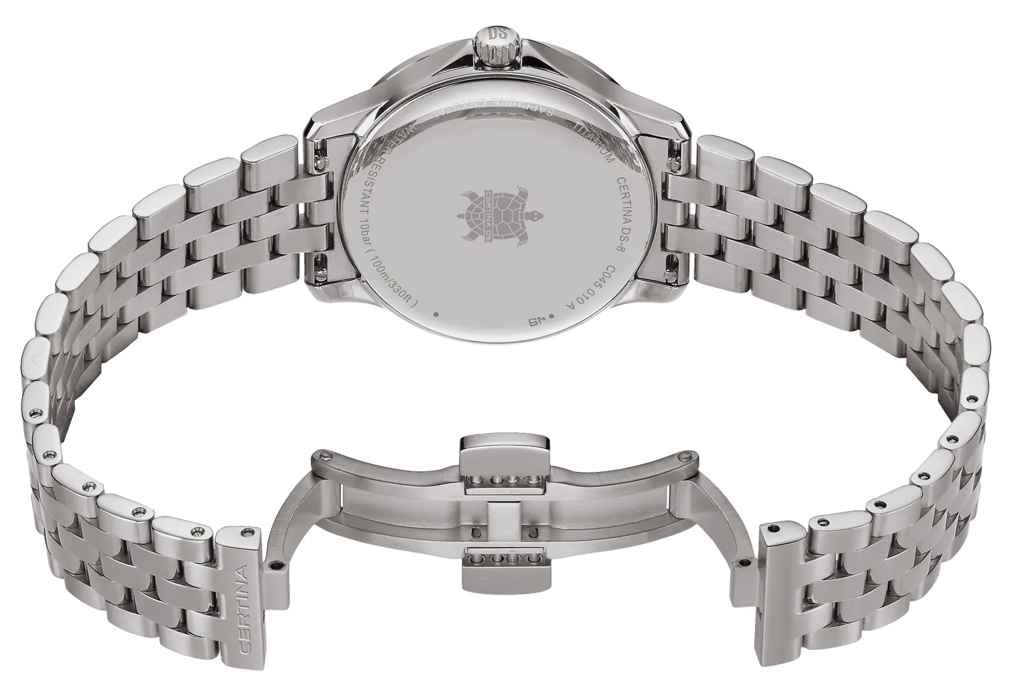 Certina DS-8 Lady 31mm Grey C0450104408100 detay görseli 2