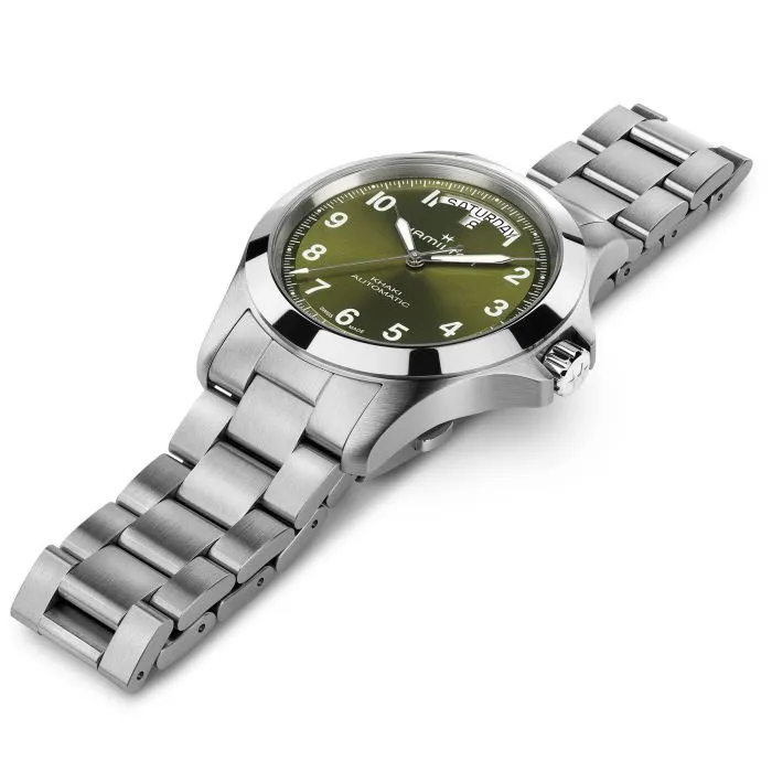 Hamilton Khaki Field King Day-Date Otomatik Yeşil H64475160 detay görseli 4