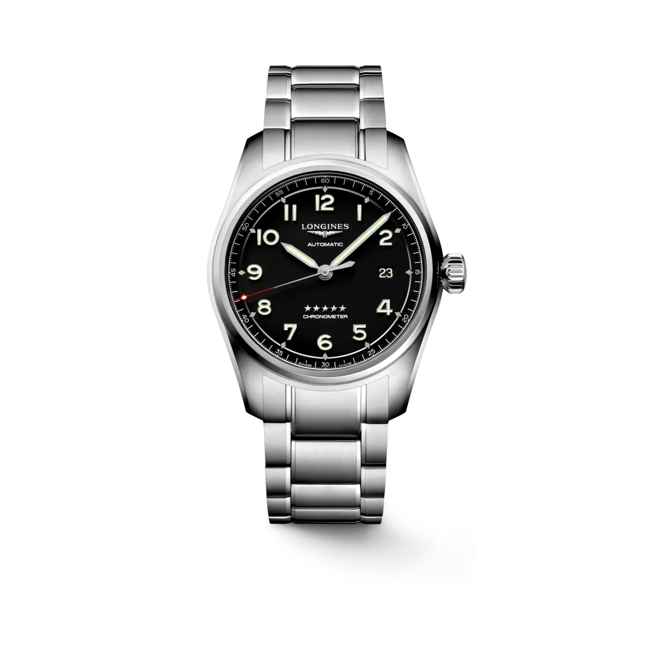 Longines Spirit Otomatik Siyah Mat L38104536