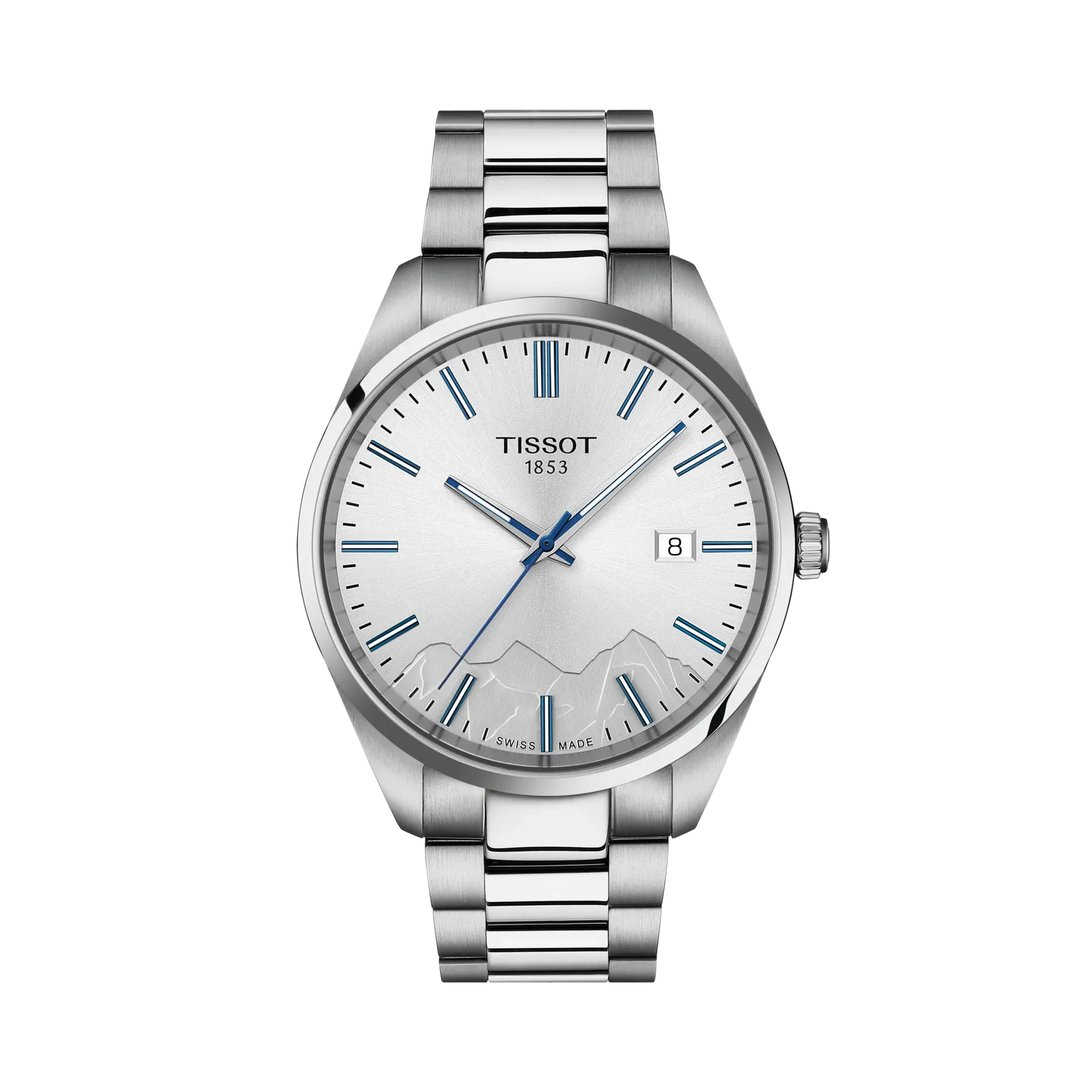 Tissot PR 100 Jungfraubahn Gümüş T1504101103100