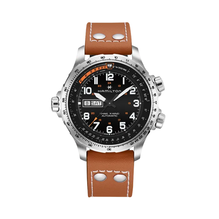 Hamilton Khaki Aviation X-Wind Day Date Auto Black H77755533