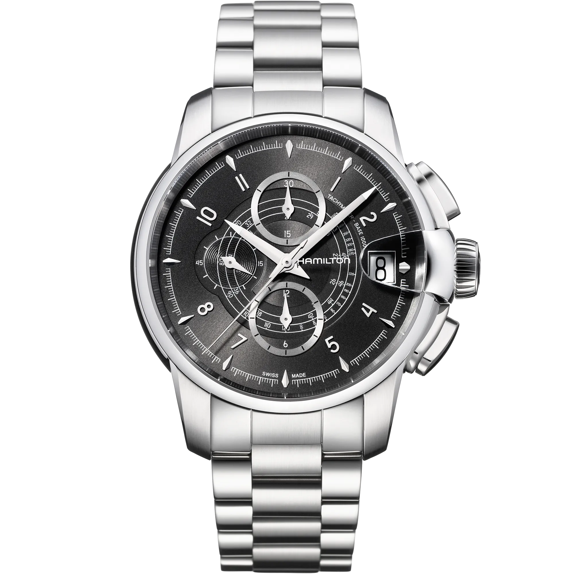 Hamilton American Classic RailRoad Auto Chrono Black H40616135 detay görseli 1