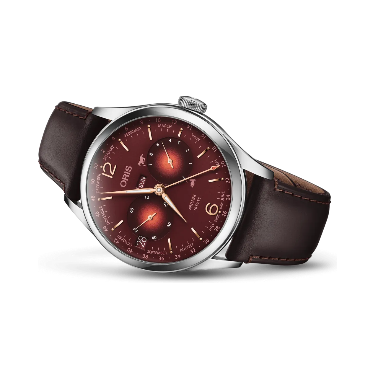 Oris Artelier Year Of The Horse Limited Edition Red 0111378064088SET