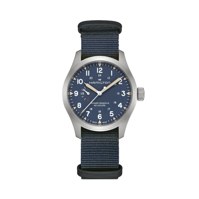 Hamilton Khaki Field Power Reserve 40mm Blue H69509940