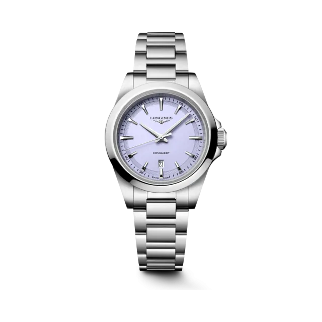 Beğenmek için çift tıkla Longines Conquest Kumlanmış Lavanta-Eflatun L33504026 Görsel 1