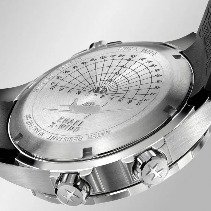 Hamilton Khaki Aviation X-Wind GMT Chrono Quartz Black H77912335 detay görseli 1