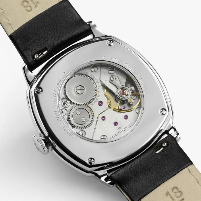 Hamilton American Classic Cushion Mechanical Black H36129730 detay görseli 4