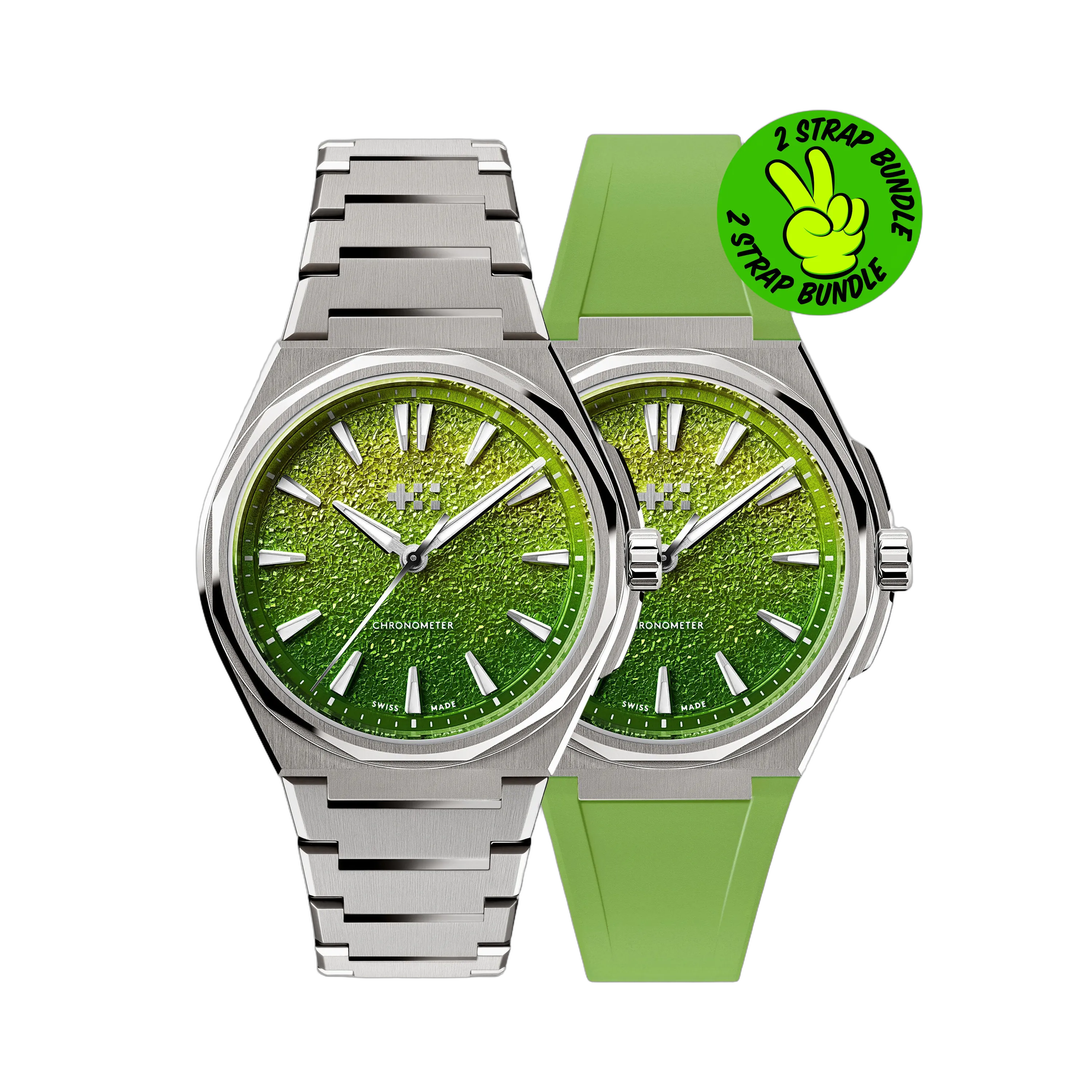 Christopher Ward The Twelve Ti Pic'n'Mix 36mm Apple Sour Otomatik C1236AHC1T00V1B0R