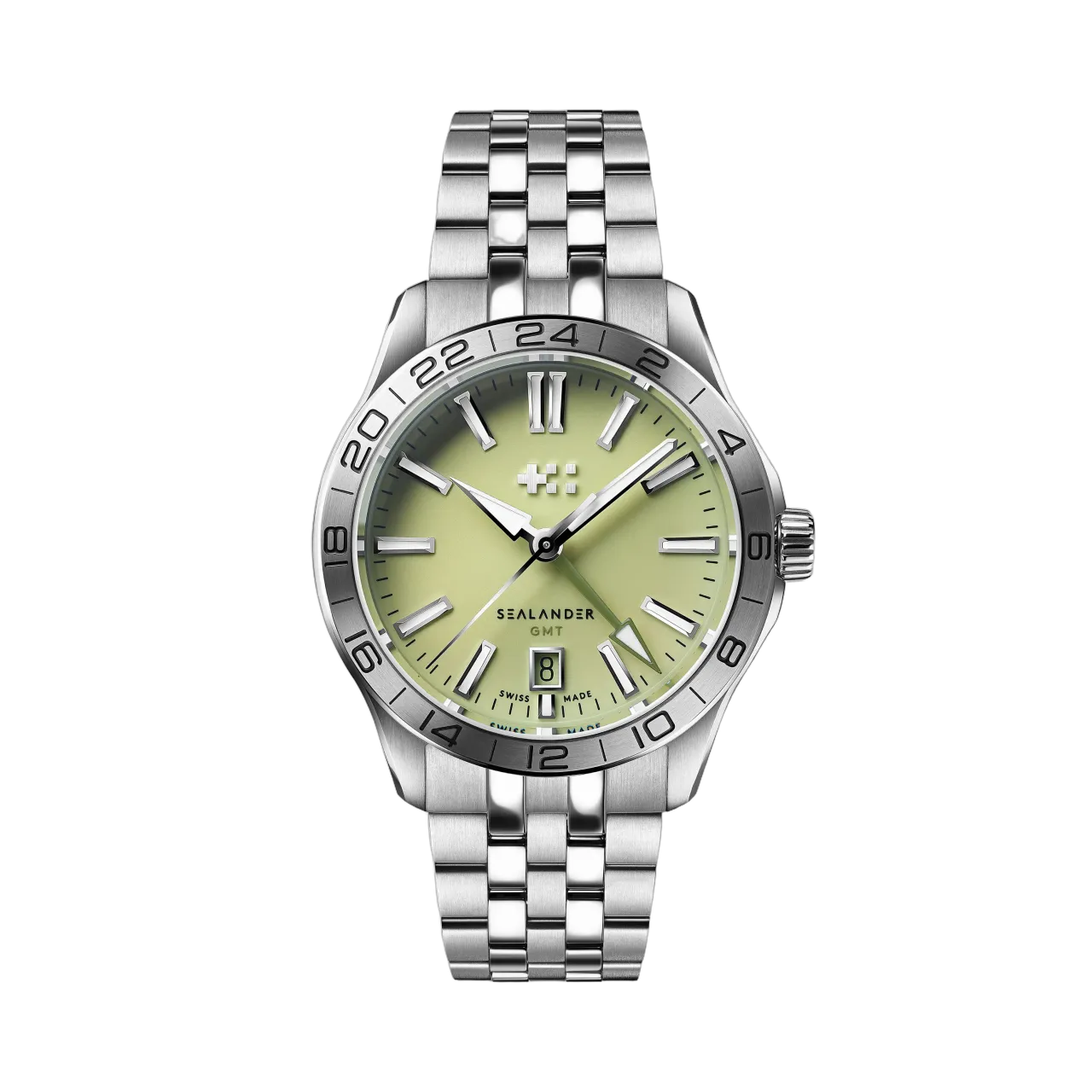 Christopher Ward C63 Sealander GMT Otomatik Pistachio C6339AGM4S00V0B1