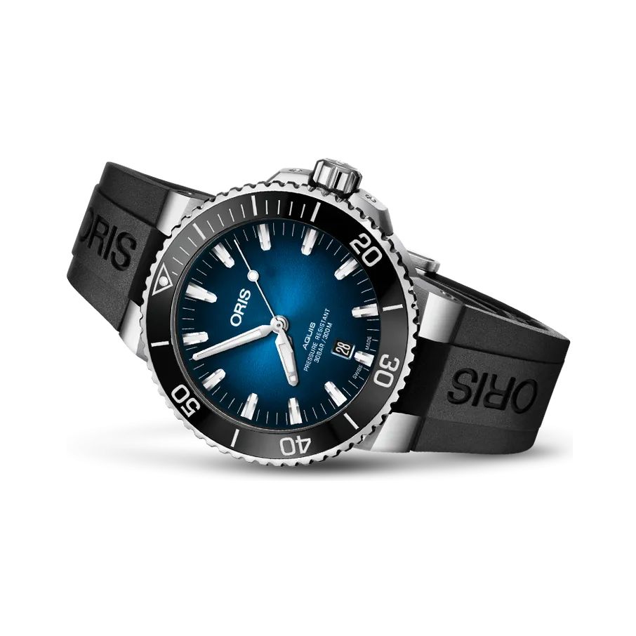 Oris Aquis Clipperton Limited Edition Otomatik Mavi 0173377304185SETRS