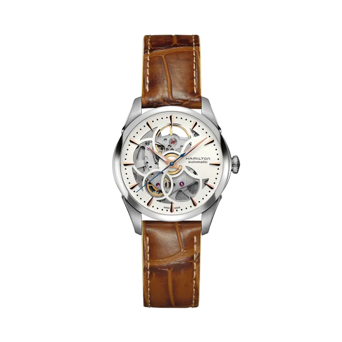 Hamilton Jazzmaster Skeleton Auto Otomatik Beyaz H32405551