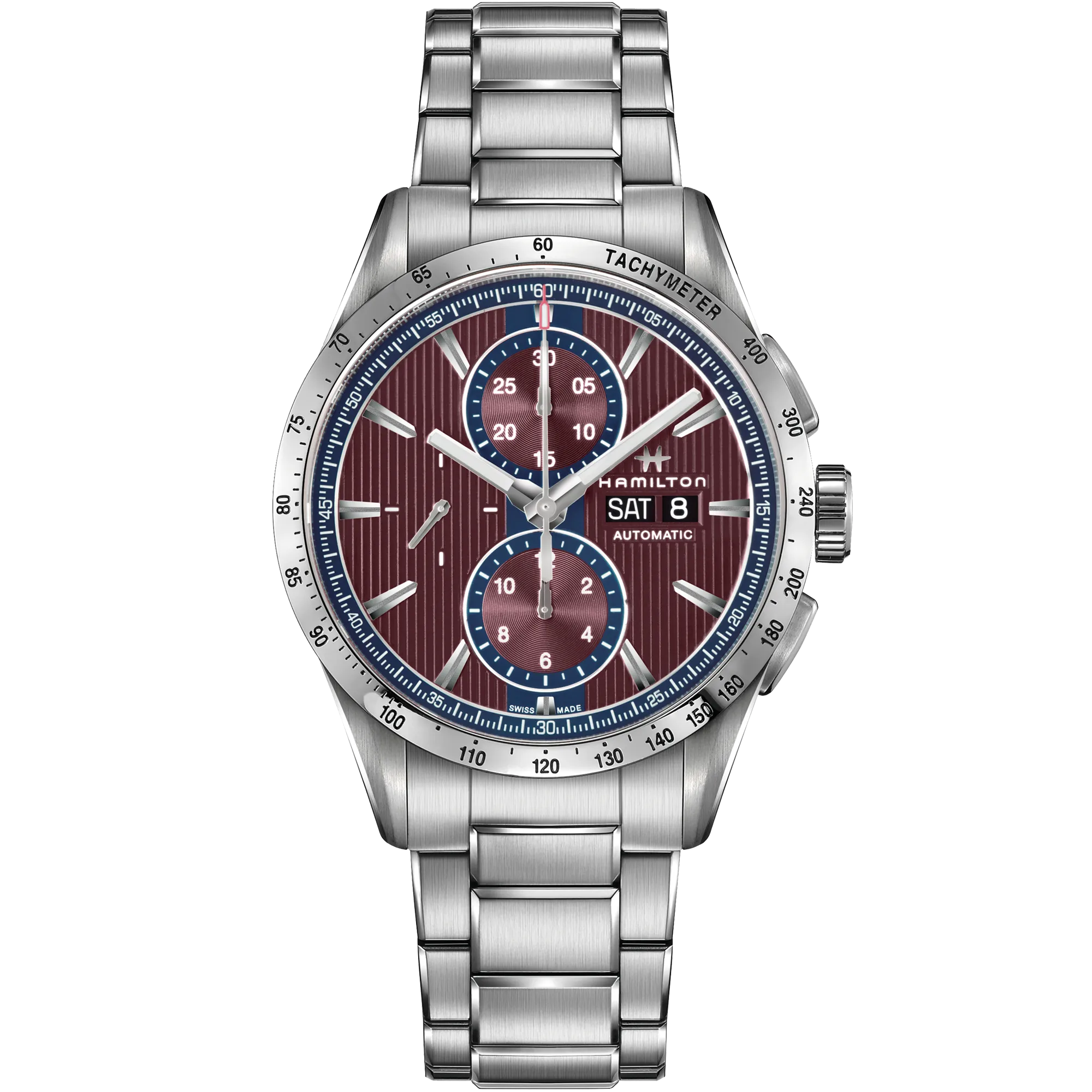 Hamilton Broadway Auto Chrono Otomatik Aubergine H43516171 detay görseli 1