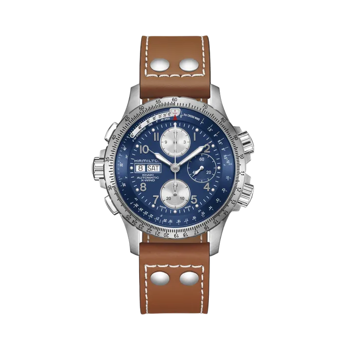 Hamilton Khaki Aviation X-Wind Auto Chrono Mavi H77506540
