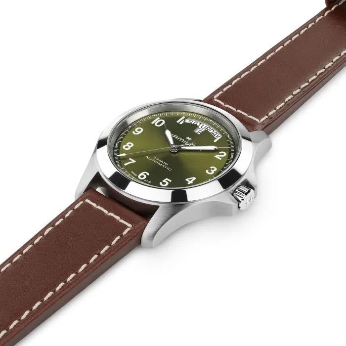 Hamilton Khaki Field King Day-Date Otomatik Yeşil H64475560 detay görseli 1