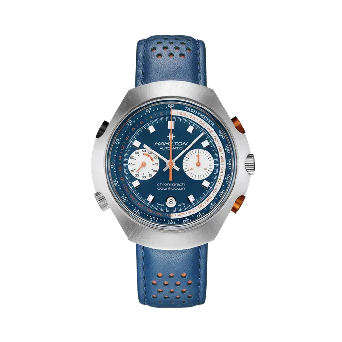 Hamilton American Classic Chrono-Matic 50 Otomatik Mavi H51606640