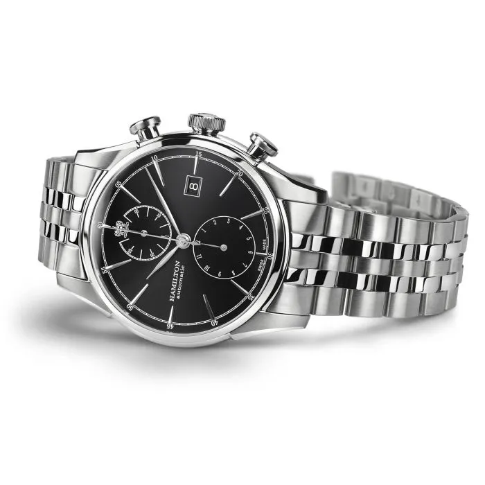 Hamilton American Classic Spirit Of Liberty Auto Chrono Otomatik Black H32416131 detay görseli 3