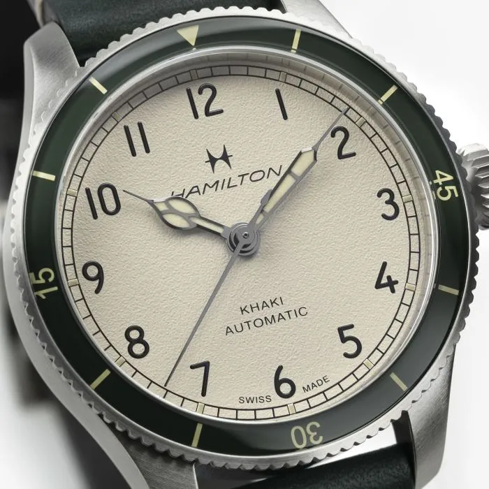 Hamilton Khaki Aviation Pilot Pioneer 38mm Otomatik Beyaz H76255810 detay görseli 1