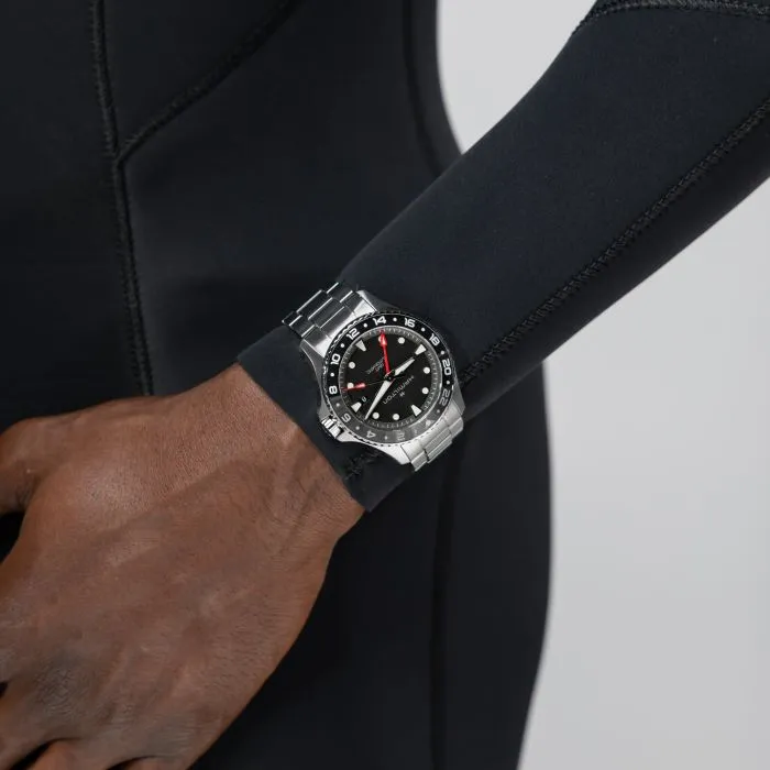 Hamilton Khaki Navy Scuba Auto GMT Siyah H82555130 detay görseli 1