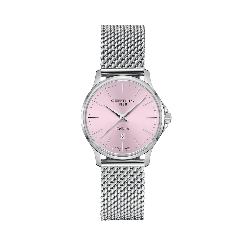 Certina DS-8 Lady 31mm Pembe C0450101133100