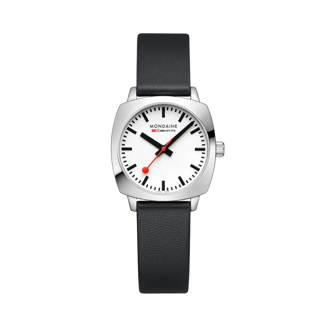 Mondaine Cushion Black MSL31110LBV