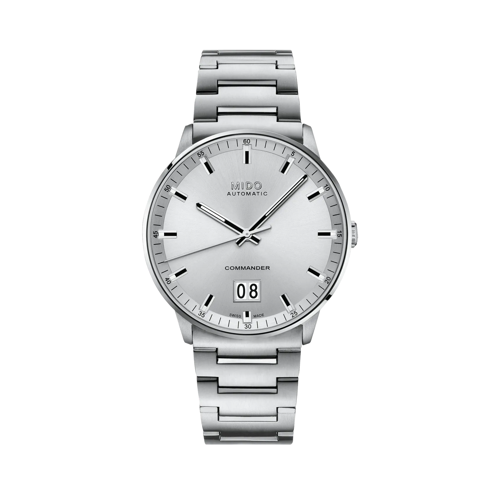 Mido Commander Big Date Otomatik Silver M0216261103100