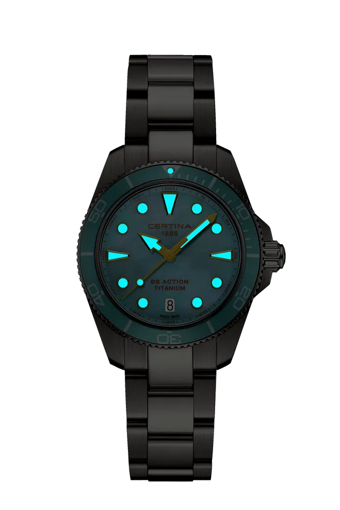 Certina DS Action 34.5mm Sedef C0482104413100 detay görseli 1