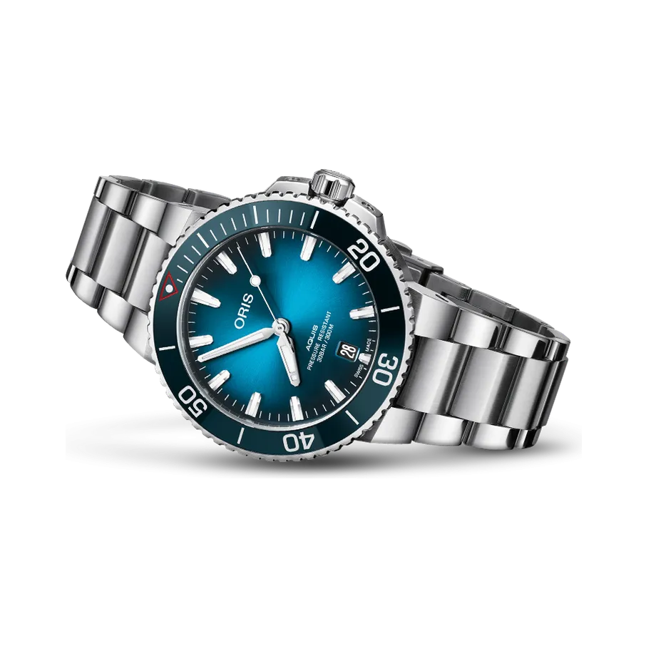 Oris Aquis Clean Ocean Limited Edition Otomatik Blue 0173377324185SET