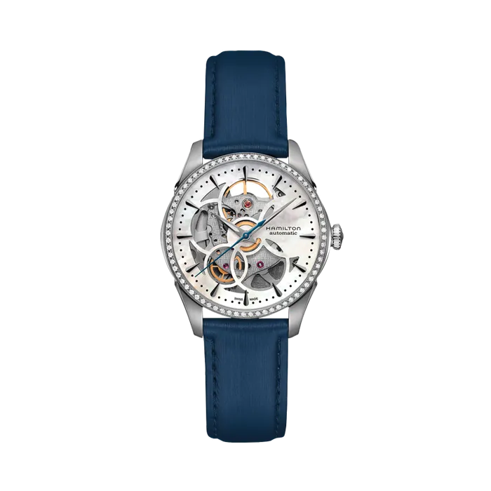 Hamilton Jazzmaster Skeleton Auto Otomatik Mother Of Pearl H42405991