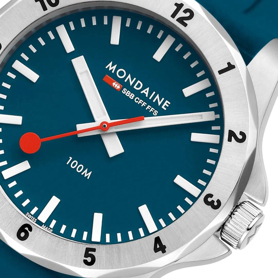 Mondaine Numeri Pacific Blue MSN42140RD detay görseli 1