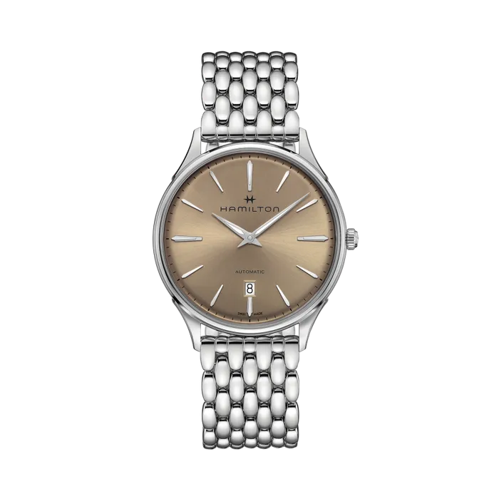 Hamilton Jazzmaster Thinline Auto Otomatik Bej H38525121