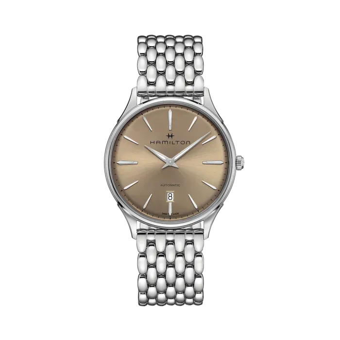 Hamilton Jazzmaster Thinline Auto Otomatik Bej H38525121