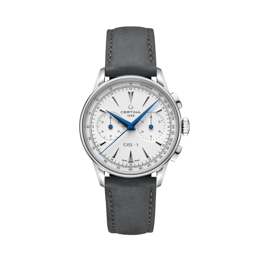Certina DS-1 Chrono Auto Otomatik Beyaz C0294621601100